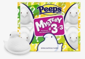 Mystery3 - Peeps Marshmallow Snowmen - 3 Snowmen, 1.125 Oz