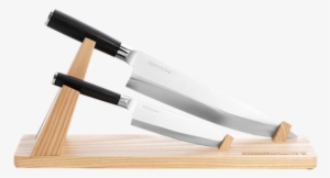 Senshi Knife Set Genten - Kamikoto - Senshi Dual Knife Set With Wooden Display
