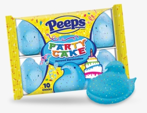 Party Cake Peeps - Marshmallow Peeps Party Cake Chicks 10ct