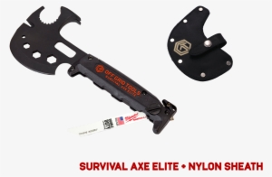 Sae Red - Ns - Survival Axe Elite-black