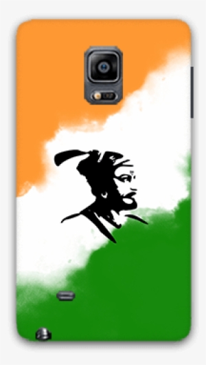 Shivaji With Indian Tricolor Samsung Note Edge Mobile - Mobile Phone