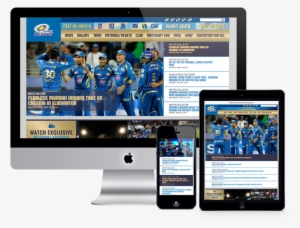 Mumbai Indians Website Re-design For Cricket's Indian - Mumbai Indians