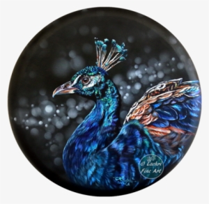 Peacock Acrylic Painting - Acrylic Peacock Painting