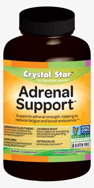 Crystal Star Capsule Adrenal Support - Crystal Star, Bladder Strength, 60 Veggie Caps