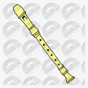 Instrument Clipart Recorder - Flute