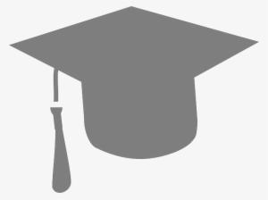 Graduation, College, Silhouette, Grey, Hat, Cap - Graduation Hat Stencil