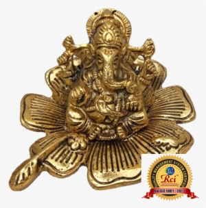 Gudhal Fool Ganesha Gold - Buddhism