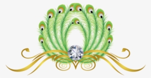 Welcome - Peacock Feather Design Png Hd