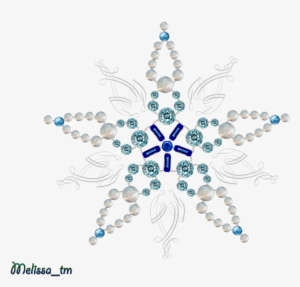 Snowflake From Pearls And Germs Png By Melissa-tm On - Pearl Pngs