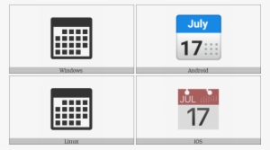 Calendar On Various Operating Systems - Operating System
