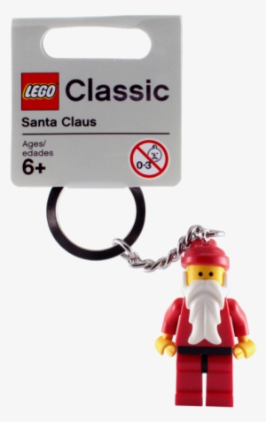 Lego Classic Father Christmas/santa Claus Keychain - Lego Santa Claus Keyring
