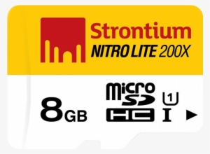 Strontium Microsd Memory Card Png Image - Strontium Nitro 16 Gb Microsdhc