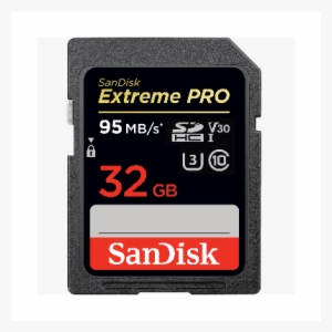 Sandisk 32gb Uhs-i V30 Extreme Pro Sd Memory Card 95mb/s - Sandisk Extreme Pro 32gb Uhs High Speed Sdhc Sd Card.