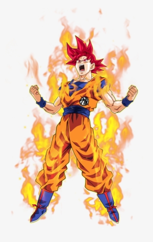 Dragon Ball Wiki Goku Super Saiyan God Transparent Png
