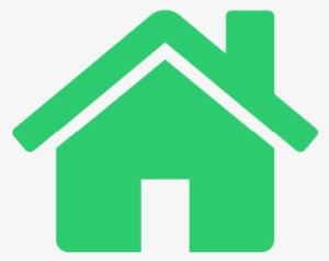 Transparent Green House Icon