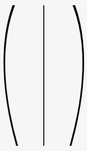 Drawn Surfboard Transparent - Circle