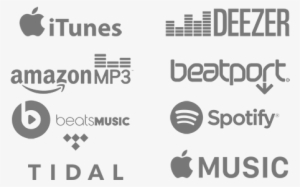 Itunes Google Play Spotify Png - Digital Music Platform Logos