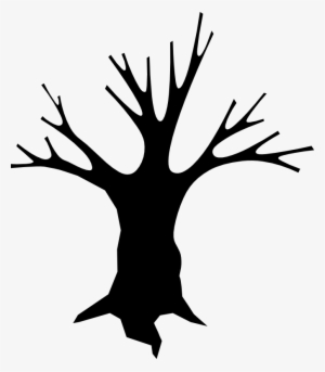 Spooky Halloween Tree Silhouette At Getdrawings - Dead Tree Cartoon