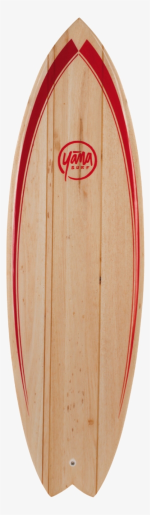 Balsa Wood Mod Fish Surfboard - Surfboard