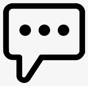 Chat Rectangular Speech Bubble Symbol Vector - Speech Bubble Symbol
