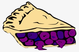 Blueberry Pie Drawing - Cherry Pie Clipart