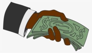 Money Clipart Hand Gesture - Hand With Money Png