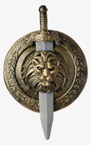 Shield And Sword Png Clip Art Download - Ancient Greek Sword And Shield