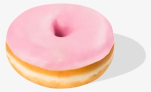 Donuts Transparent - Doughnut Pink Icing