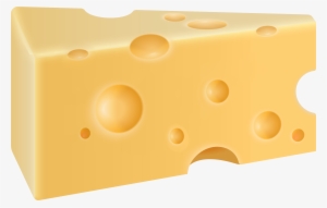 Single Slice Swiss Cheese Png Image - Portable Network Graphics