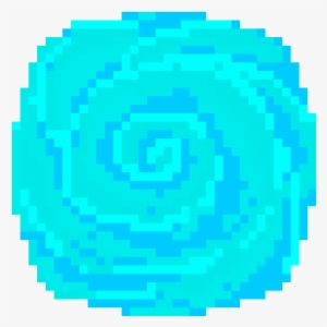 Blue Fire Ball - Simpsons Donut Pixel Png