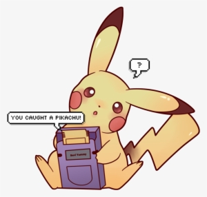 Gameboy Drawing For Free Download On - Pikachu Holding A Book