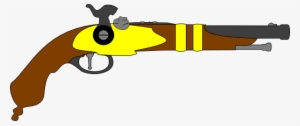 Pistol Clipart Flintlock - Musket Pistol Clip Art