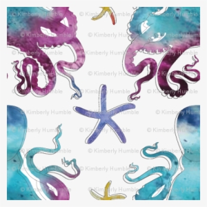 Underwater Watercolor - Octopus