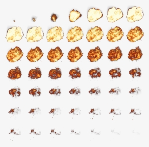 Realistic Fire Sprite Sheet - Fast Food