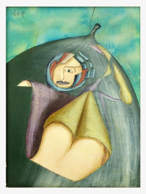 Surrealist Original Signed Oil On Canvas - Surrealism