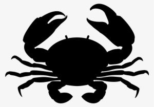 Crab Vector - Crab Silhouette Clip Art