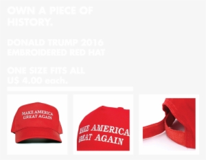 Make America Great Again - Donald Trump 2016 Hat Cap