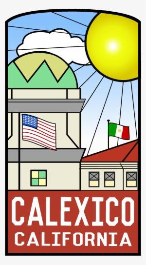 Clip Black And White Library Adobe Clipart Desert House - City Of Calexico Logo