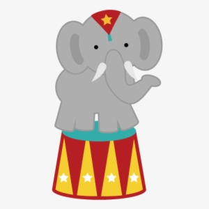 Circus Elephant Png Svg For Back To - Circus Elephant Clipart