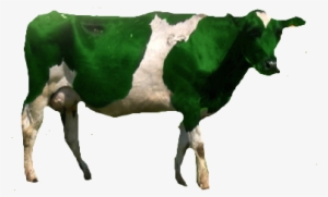 Green Cow - Color Cow Png