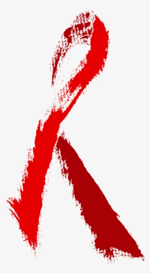 Blood Red Ribbon Png Image With Transparent Background - Red Ribbon Aids Png