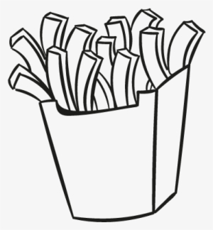 French Fries Box Vector - French Fries Outline Png