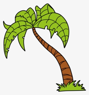 Green Palm Tree Vector - Palm Tree Cartoon Vector