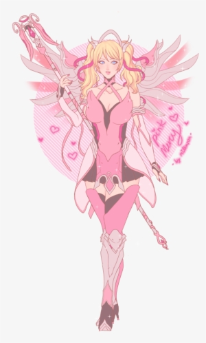 “🎀 ♡ Pink Mercy ♡ 🎀 ” - Pink Mercy Overwatch Png