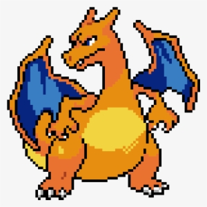 Charizard - Pixel Art Pokemon Oak