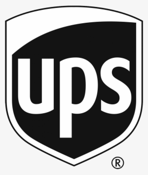 Ups Black And White Logo Png Transparent - Ups Logo Png White
