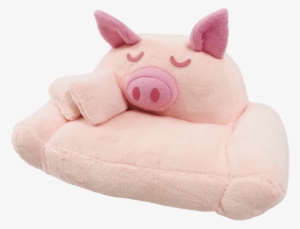Angela Doll Plush Piggy Sofa With Pillows - Pillow