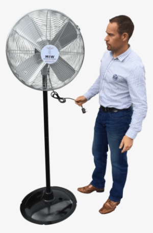 High Velocity Floor Standing Industrial Pedestal Fan - Fan