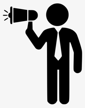 Man With Megaphone Icon