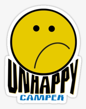 "unhappy Camper" Stickers By Sandrawidner Redbubble - Unhappy Camper Classic T-shirt